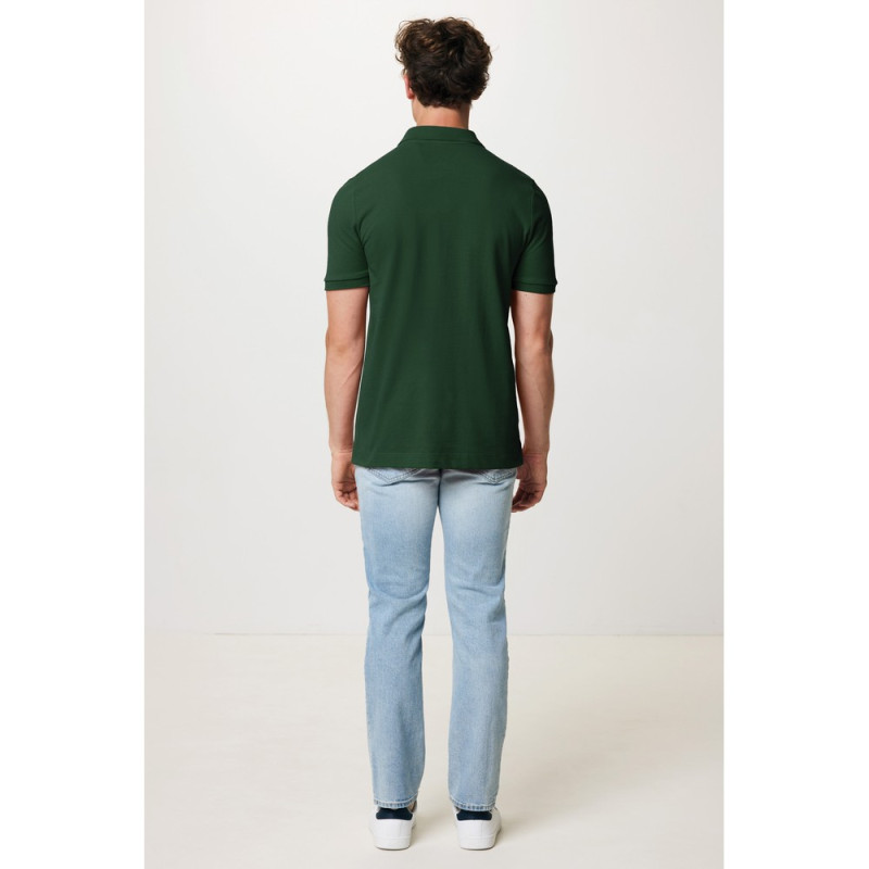 Koszulka polo z bawełny z recyklingu Iqoniq Yosemite