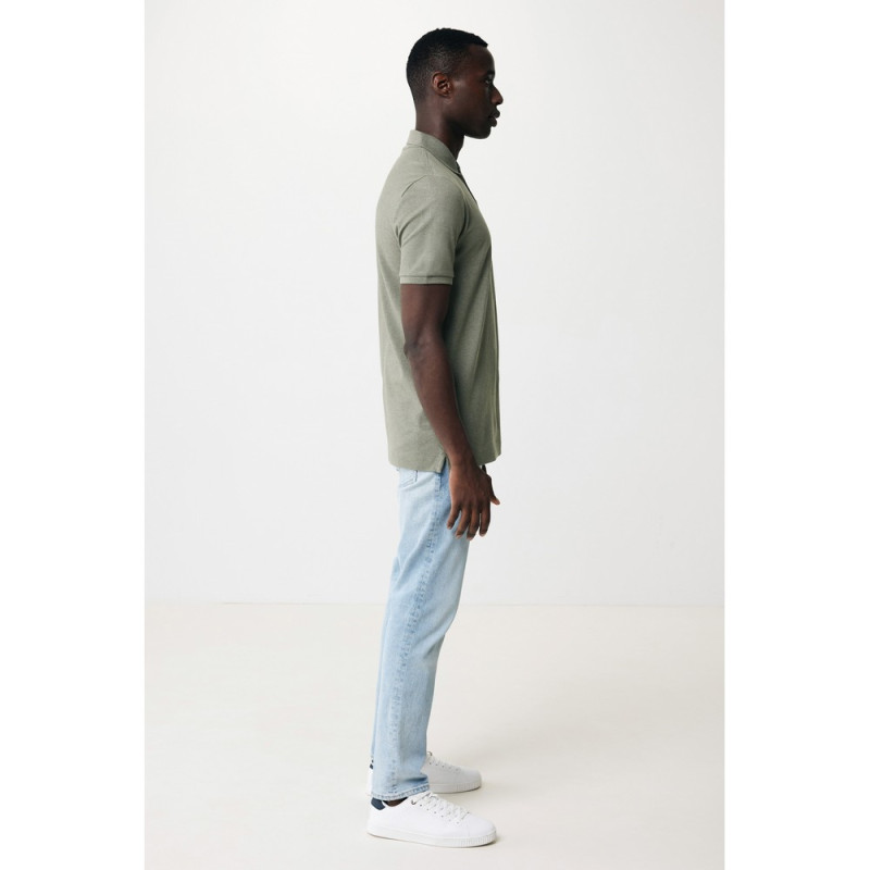 Koszulka polo z bawełny z recyklingu Iqoniq Yosemite