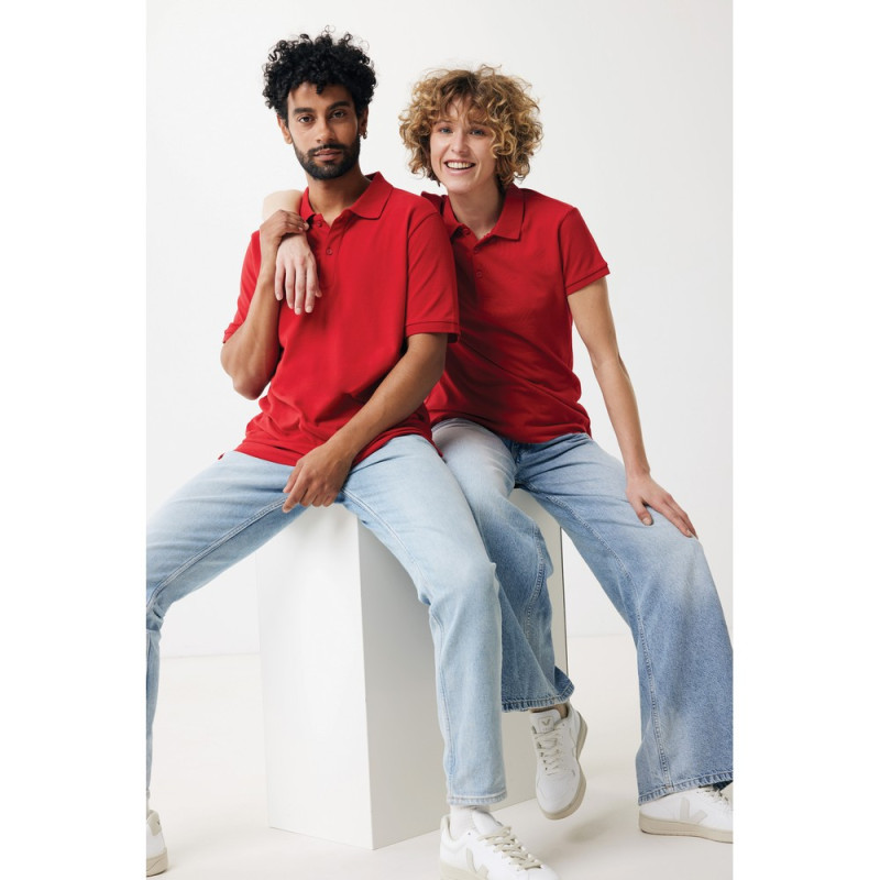 Koszulka polo z bawełny z recyklingu Iqoniq Yosemite