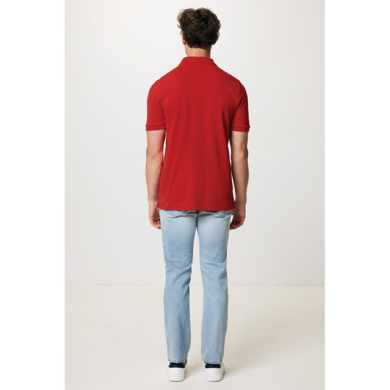 Koszulka polo z bawełny z recyklingu Iqoniq Yosemite