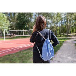 Worek ze sznurkiem i torba na zakupy z bawełny z recyklingu 2 w 1 | Jamarion