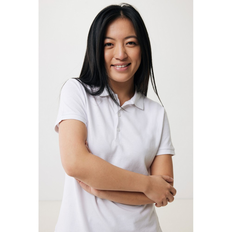 Damska koszulka polo Iqoniq Yosemite tkanina pique z bawełny z recyklingu