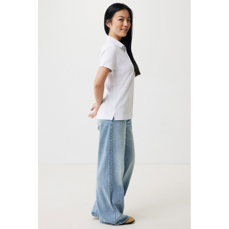 Damska koszulka polo Iqoniq Yosemite tkanina pique z bawełny z recyklingu