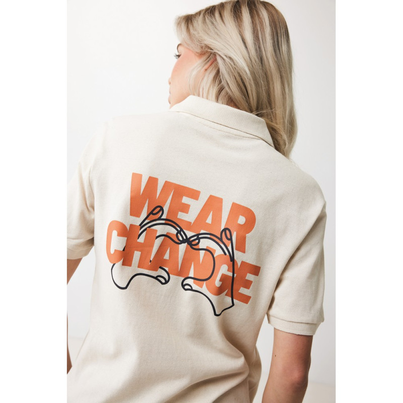 Damska koszulka polo Iqoniq Yosemite tkanina pique z bawełny z recyklingu