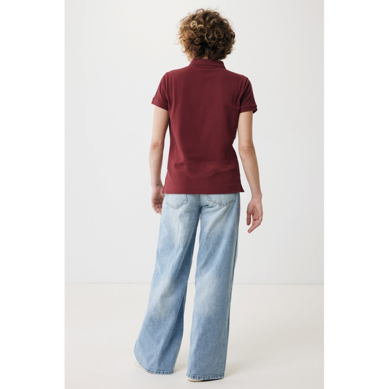 Damska koszulka polo Iqoniq Yosemite tkanina pique z bawełny z recyklingu