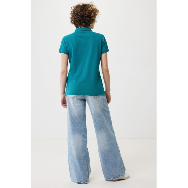 Damska koszulka polo Iqoniq Yosemite tkanina pique z bawełny z recyklingu