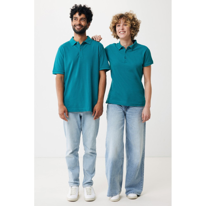 Damska koszulka polo Iqoniq Yosemite tkanina pique z bawełny z recyklingu