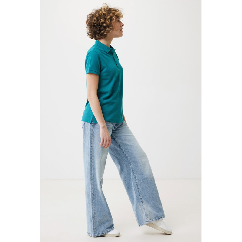 Damska koszulka polo Iqoniq Yosemite tkanina pique z bawełny z recyklingu