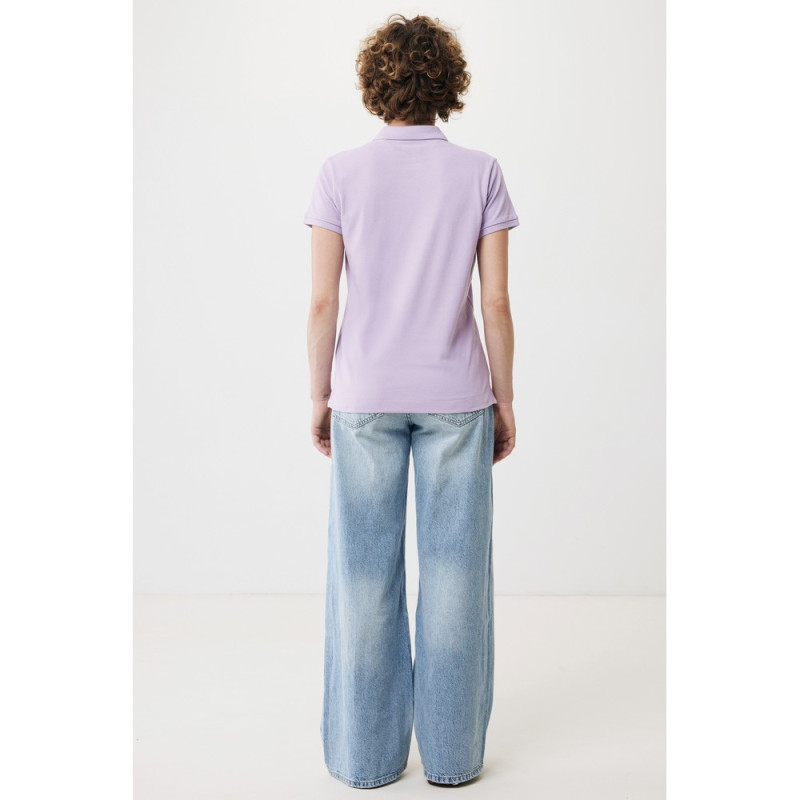 Damska koszulka polo Iqoniq Yosemite tkanina pique z bawełny z recyklingu