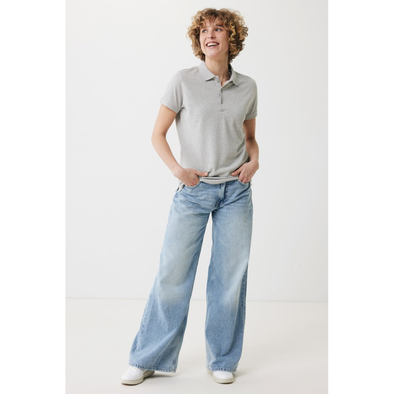 Damska koszulka polo Iqoniq Yosemite tkanina pique z bawełny z recyklingu