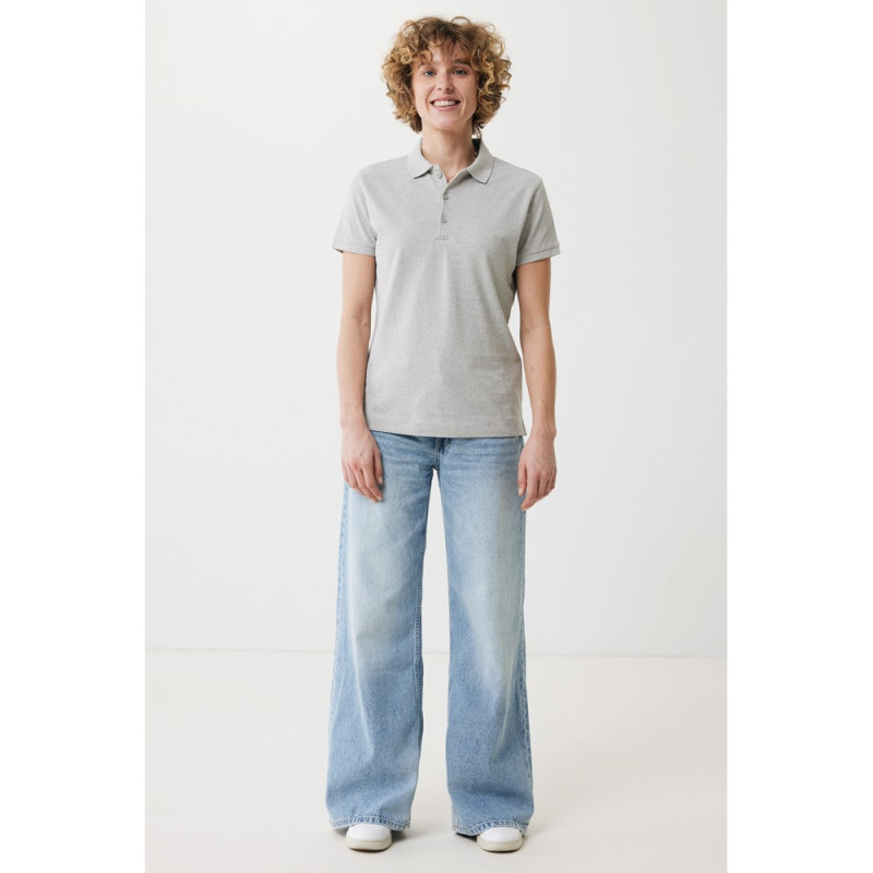 Damska koszulka polo Iqoniq Yosemite tkanina pique z bawełny z recyklingu