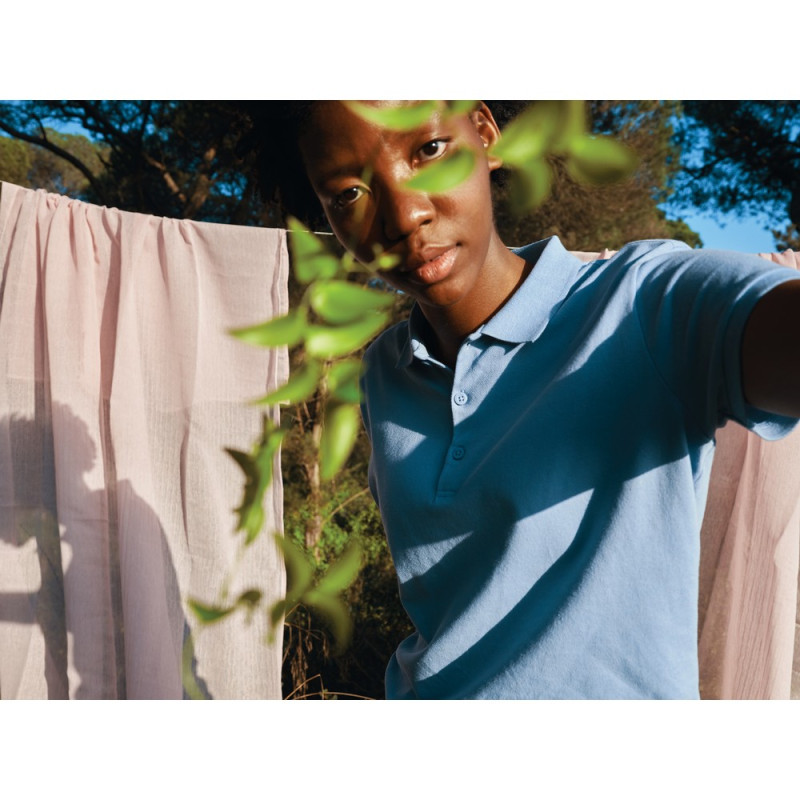 Damska koszulka polo Iqoniq Yosemite tkanina pique z bawełny z recyklingu