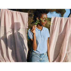 Damska koszulka polo Iqoniq Yosemite tkanina pique z bawełny z recyklingu