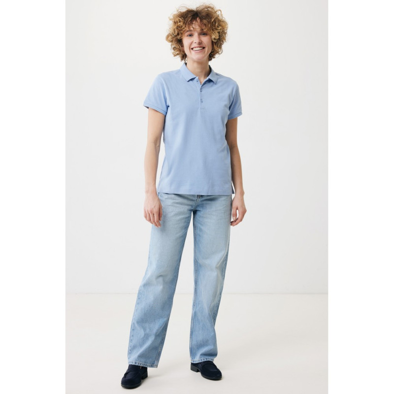 Damska koszulka polo Iqoniq Yosemite tkanina pique z bawełny z recyklingu
