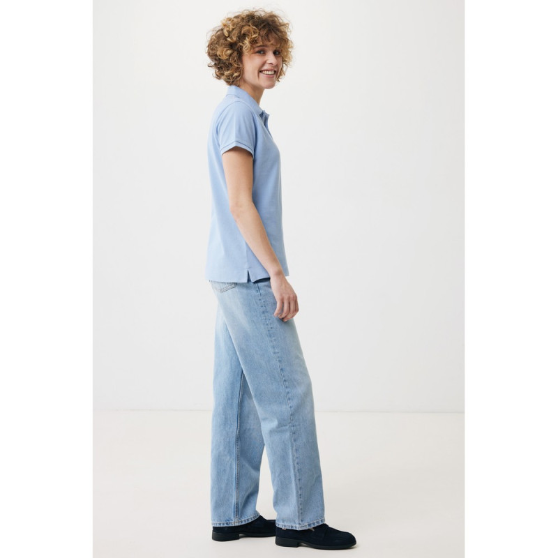 Damska koszulka polo Iqoniq Yosemite tkanina pique z bawełny z recyklingu