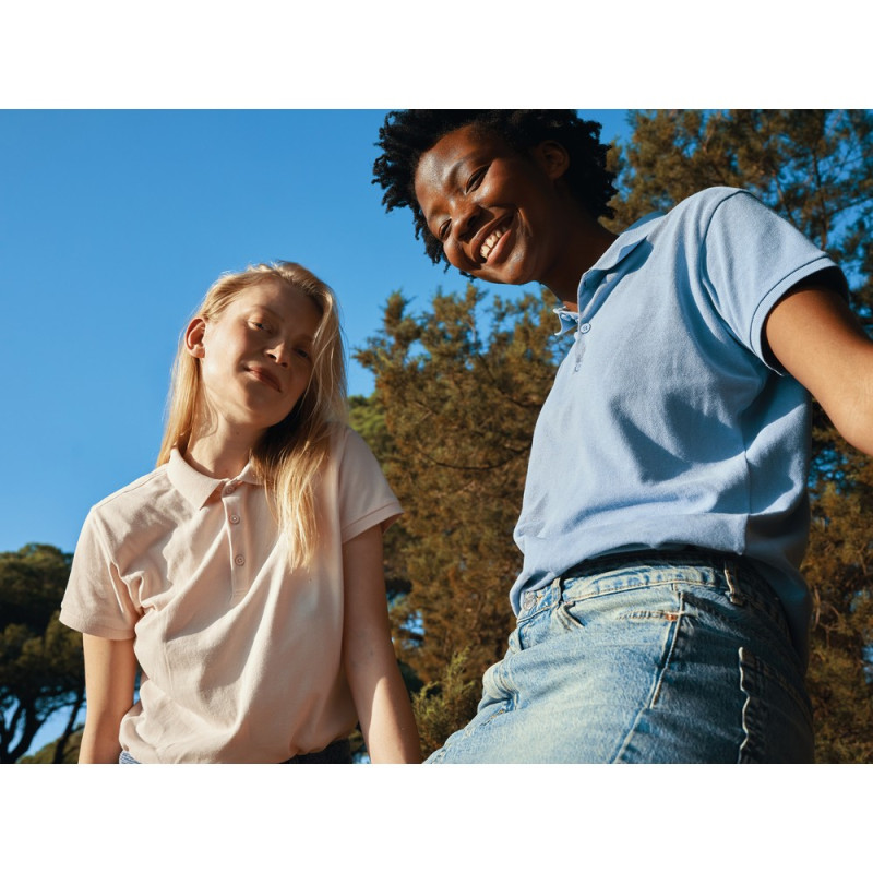 Damska koszulka polo Iqoniq Yosemite tkanina pique z bawełny z recyklingu