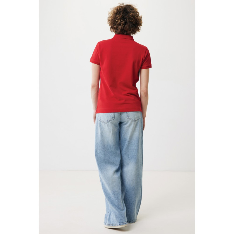 Damska koszulka polo Iqoniq Yosemite tkanina pique z bawełny z recyklingu