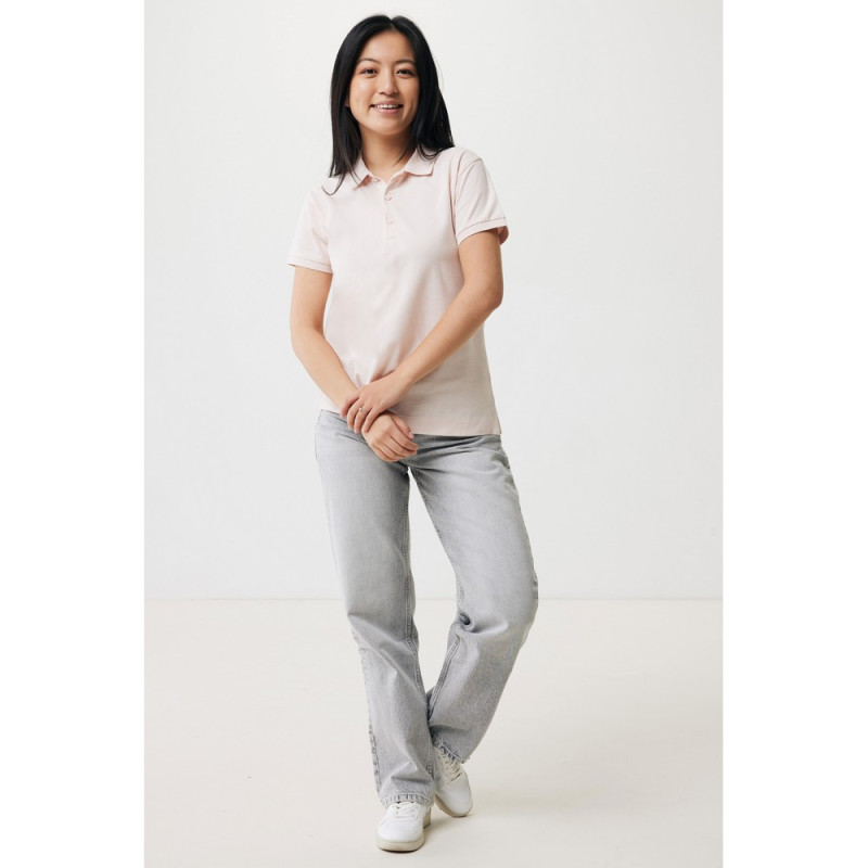Damska koszulka polo Iqoniq Yosemite tkanina pique z bawełny z recyklingu