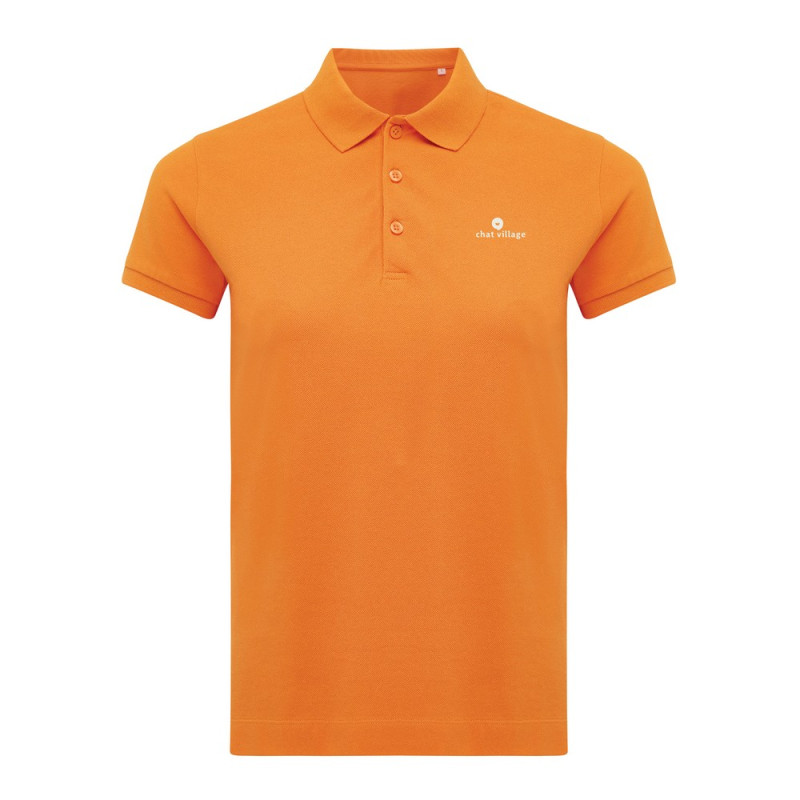 Damska koszulka polo Iqoniq Yosemite tkanina pique z bawełny z recyklingu