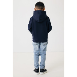 Dziecięca bluza z kapturem i kieszeniami Iqoniq Yengo z bawełny z recyklingu