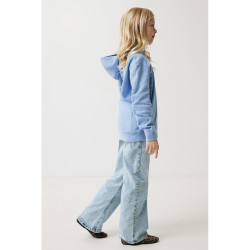 Dziecięca bluza z kapturem i kieszeniami Iqoniq Yengo z bawełny z recyklingu