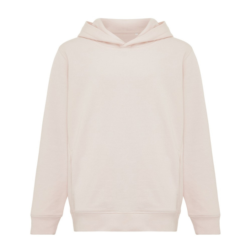 Dziecięca bluza z kapturem i kieszeniami Iqoniq Yengo z bawełny z recyklingu