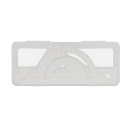 Zestaw szkolny linijki 2 ekierki i kątomierz | Kaulana