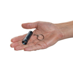 Brelok do kluczy z aluminium z recyklingu latarka Flash