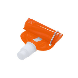 Składany bidon 400 ml z karabińczykiem RPET