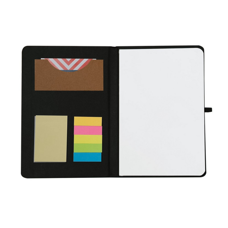 Zestaw do notatek notatnik ok A5 karteczki samoprzylepne