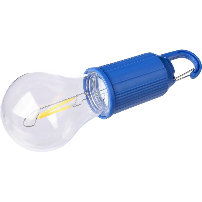 Wisząca lampka "żarówka" karabińczyk