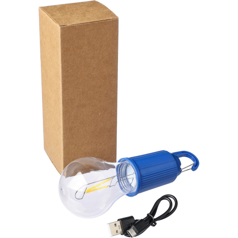 Wisząca lampka "żarówka" karabińczyk