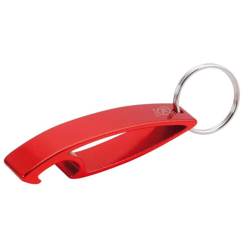Brelok do kluczy otwieracz do butelek z aluminium z recyklingu
