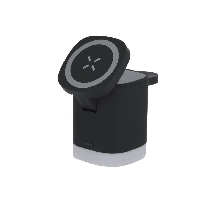 Magnetyczna ładowarka bezprzewodowa 15W z RABS 3 w 1 stojak na telefon