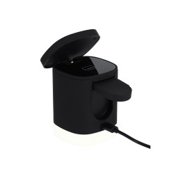 Magnetyczna ładowarka bezprzewodowa 15W z RABS 3 w 1 stojak na telefon