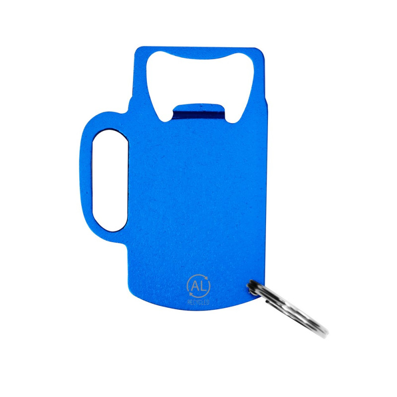 Brelok do kluczy otwieracz do butelek z aluminium z recyklingu