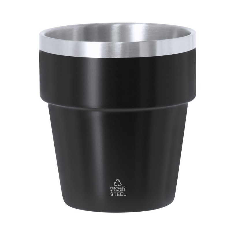 Kubek termiczny 250 ml ze stali nierdzewnej z recyklingu