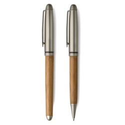 Zestaw piśmienniczy długopis i pióro kulkowe