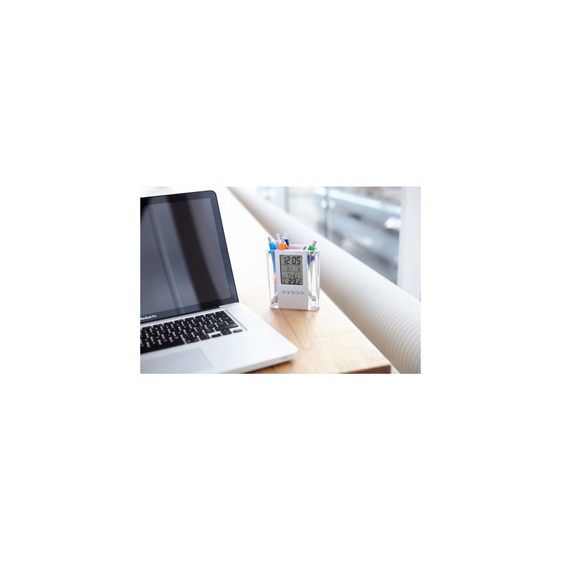 Pojemnik na przybory do pisania zegar wielofunkcyjny