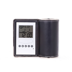 Pojemnik na przybory do pisania zegar wielofunkcyjny