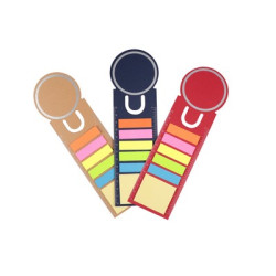 Zestaw do notatek karteczki samoprzylepne zakładka do książki linijka notatnik | Young