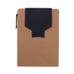 Zestaw do notatek notatnik A6 karteczki samoprzylepne długopis