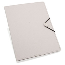 Teczka konferencyjna ok A4 z kartonu z recyklingu z notatnikiem