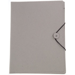 Teczka konferencyjna ok A4 z kartonu z recyklingu z notatnikiem