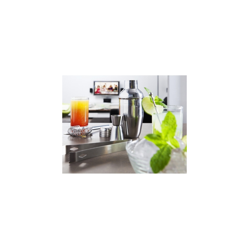 Zestaw do koktajli shaker szczypce do lodu łyżka