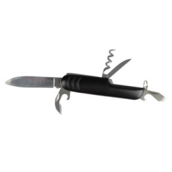 Zestaw narzędzi narzędzie wielofunkcyjne scyzoryk (7 el) latarka 1 LED z karabińczykiem