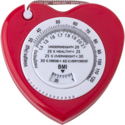Miara do ciała 15 m "serce" ze wskaźnikiem BMI