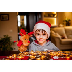 Pluszowa pacynka renifer | Dazzle