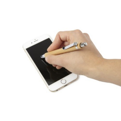 Bambusowy długopis touch pen