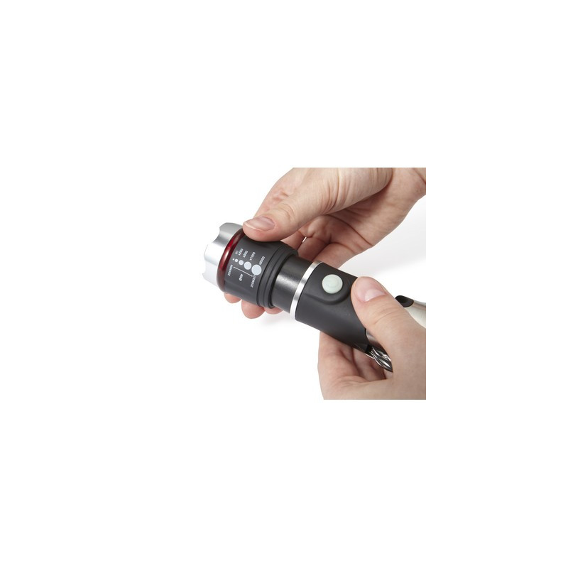 Latarka bezpieczeństwa przecinak do pasów młotek bezpieczeństwa nóż kieszonkowy